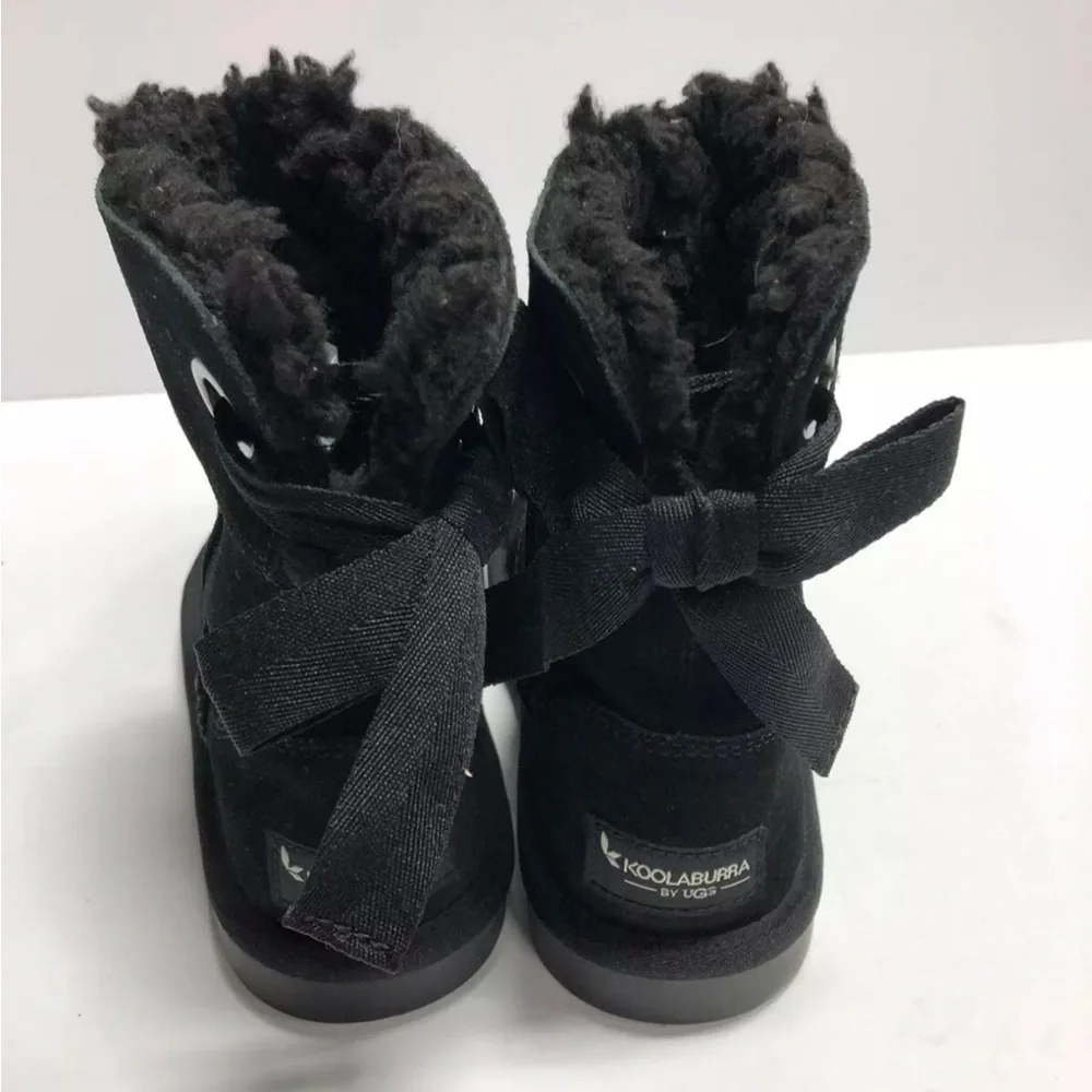 Koolaburra Andrah Short Girls Boot Black Size 13 M Little Kid